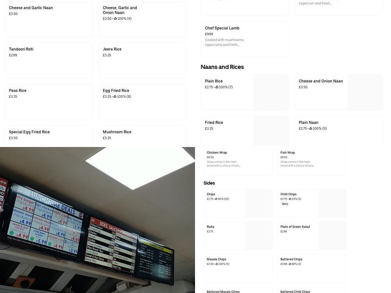 Kings Chippy & Chinese Menu