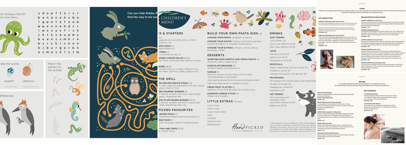 The Bridge Restaurant Menu