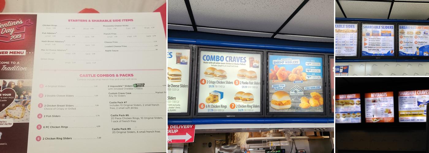White Castle Menu