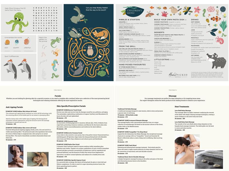 The Bridge Restaurant Menu