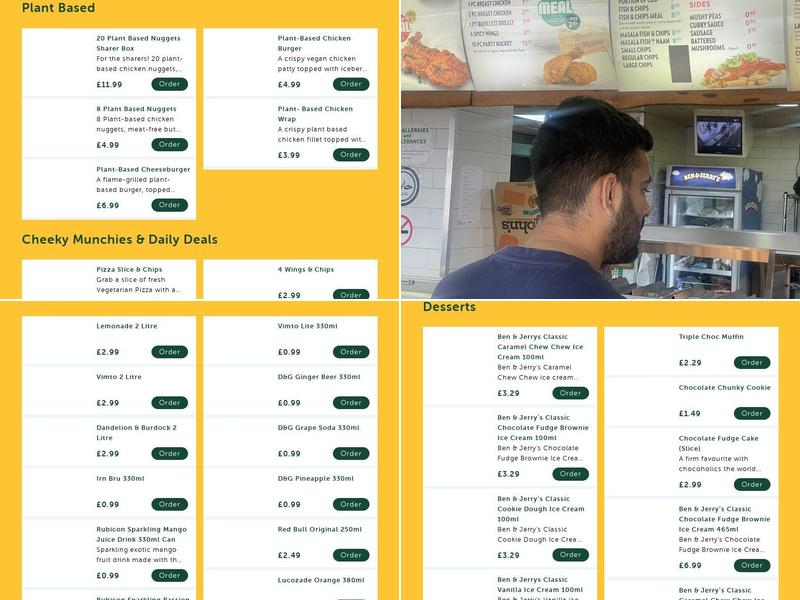 Big John's Selly Oak Menu