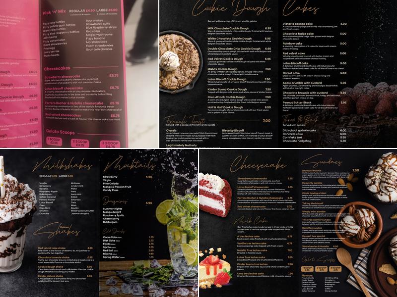 Dessert Box Menu