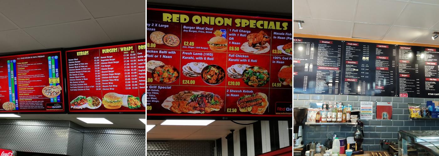 Red Onion Menu
