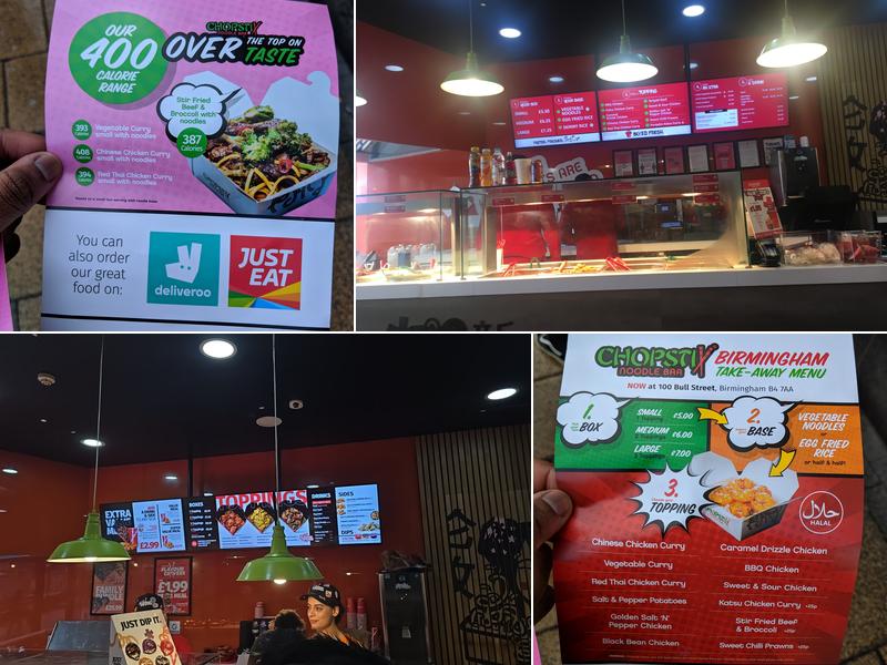 Chopstix Menu