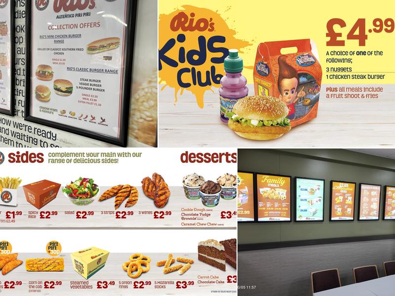 Rio's Piri Piri Sparkhill Menu