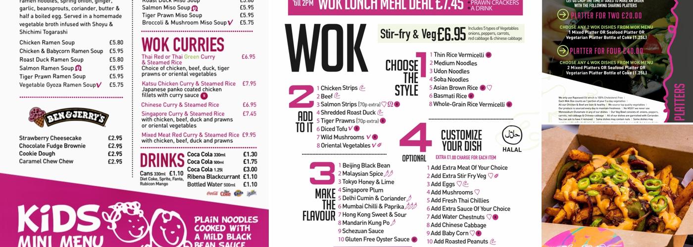 Chop and Wok Quinton (Halal) Menu