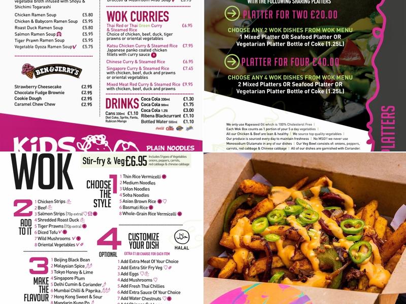 Chop and Wok Quinton (Halal) Menu