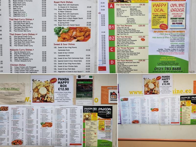 Panda Express Birmingham Menu
