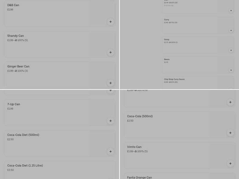 Village Fish Bar Menu