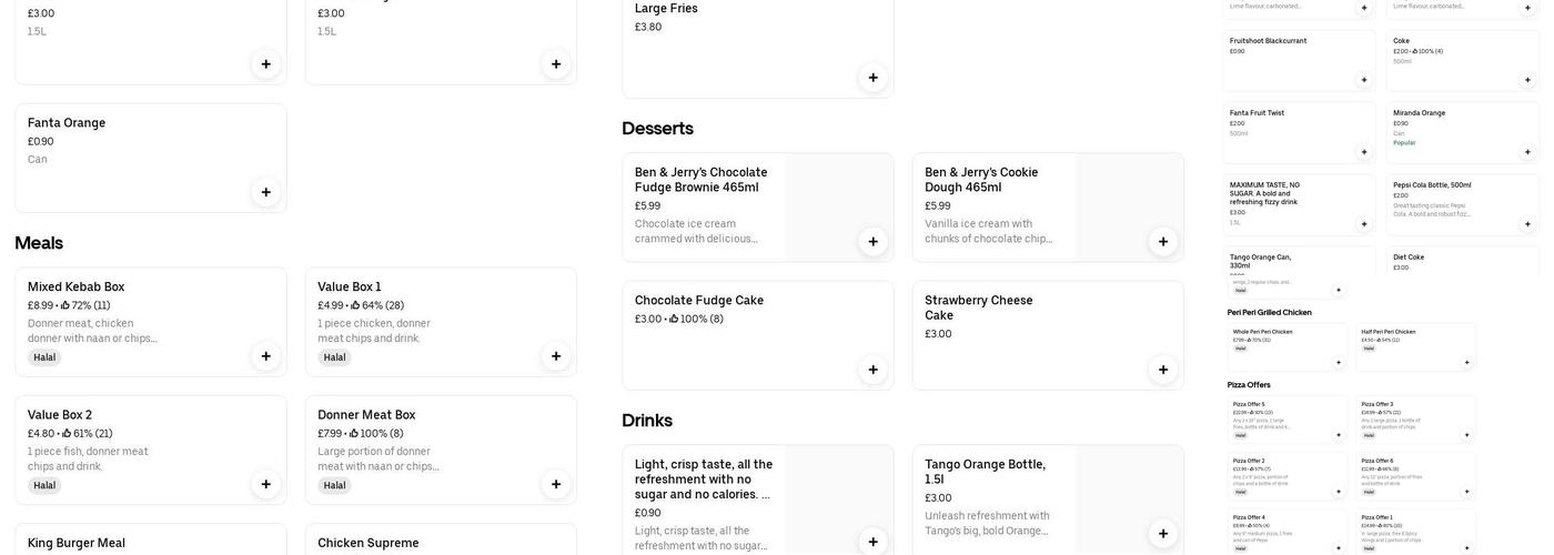 Fish King Kebab House Menu