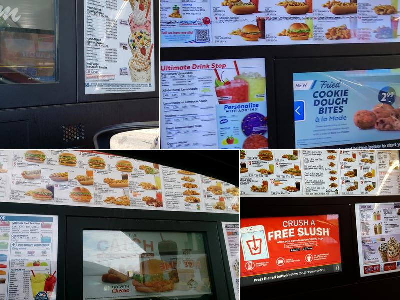 Sonic Drive-In Menu