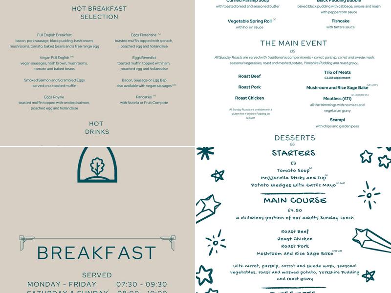 Park Head Hotel & Oak Room Restaurant Menu