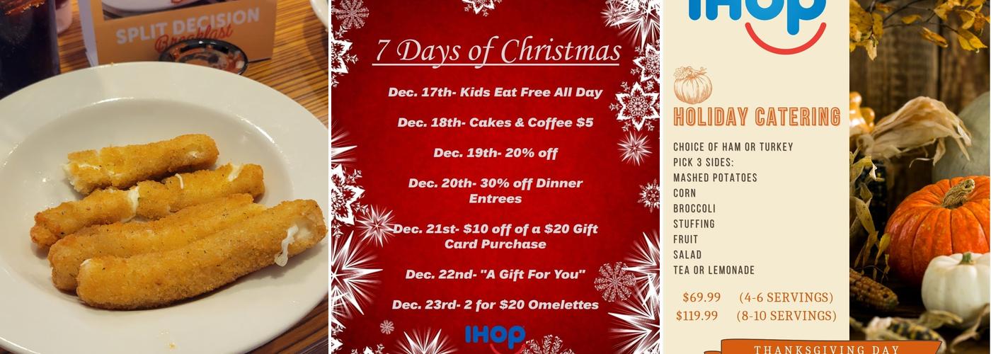 IHOP Menu