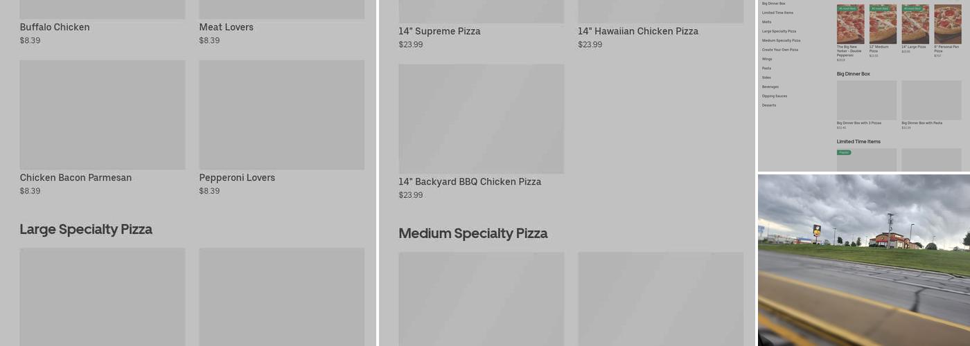Pizza Hut Menu
