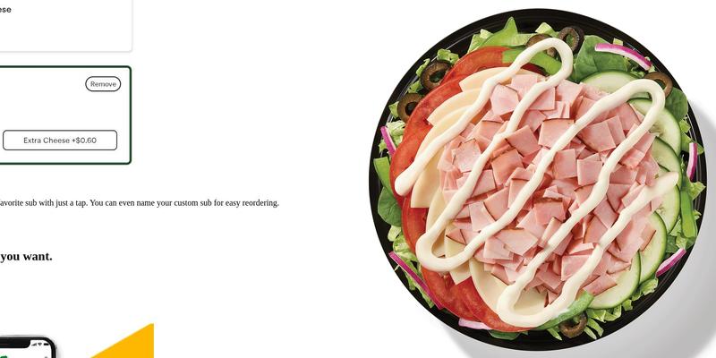 Subway Menu