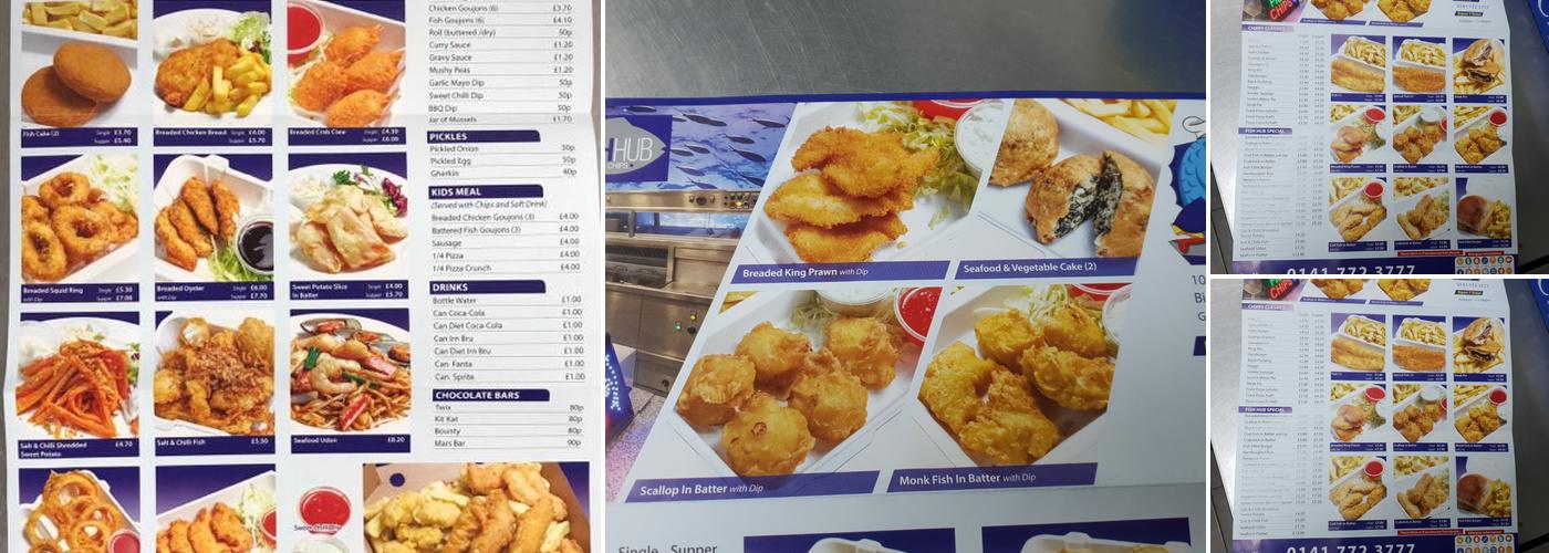 FISHHUB FISH&CHIPS Menu