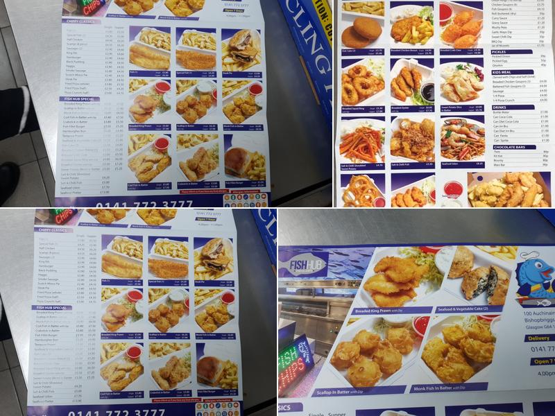 FISHHUB FISH&CHIPS Menu