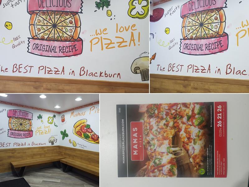 Mamas Pizza Blackburn Menu