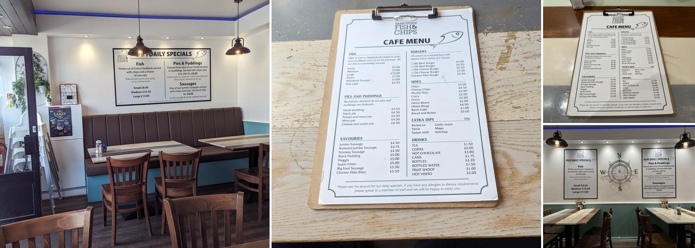 Harrowside Fish & Chips Menu
