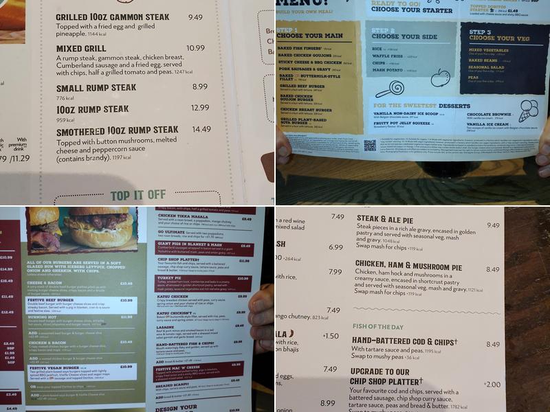 The Dutton Arms Menu