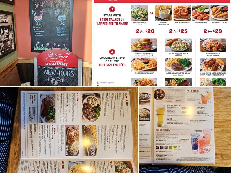 Applebee's Grill + Bar Menu
