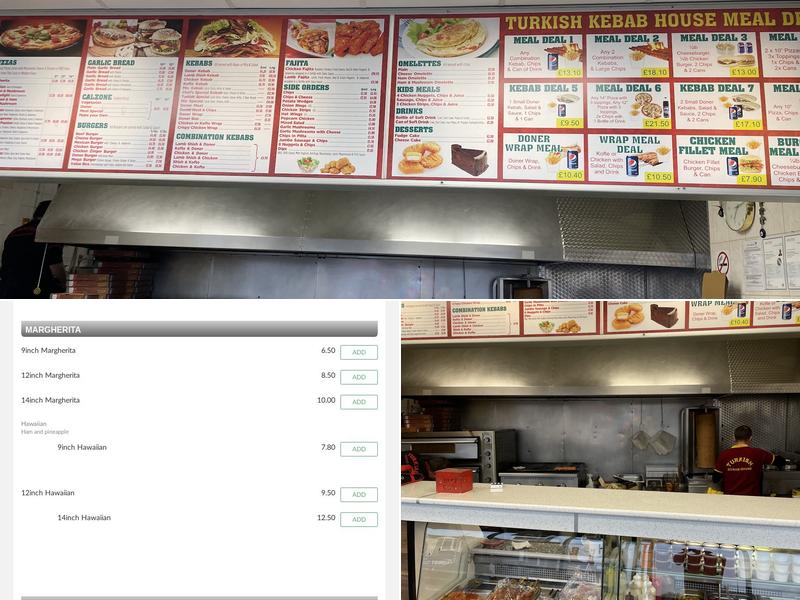 Turkish Kebab House Menu