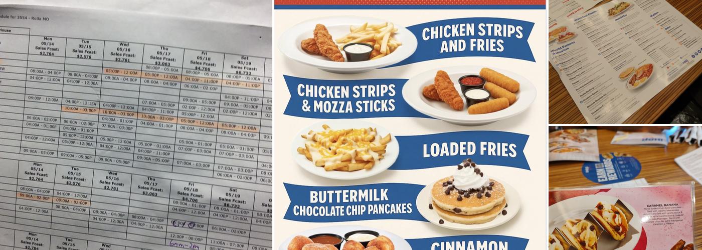 IHOP Menu
