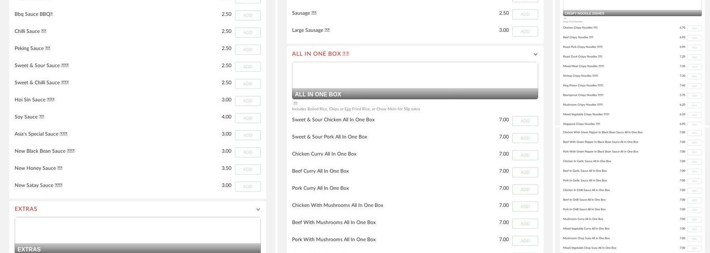 GOOD TASTE Chinese Takeaway Menu