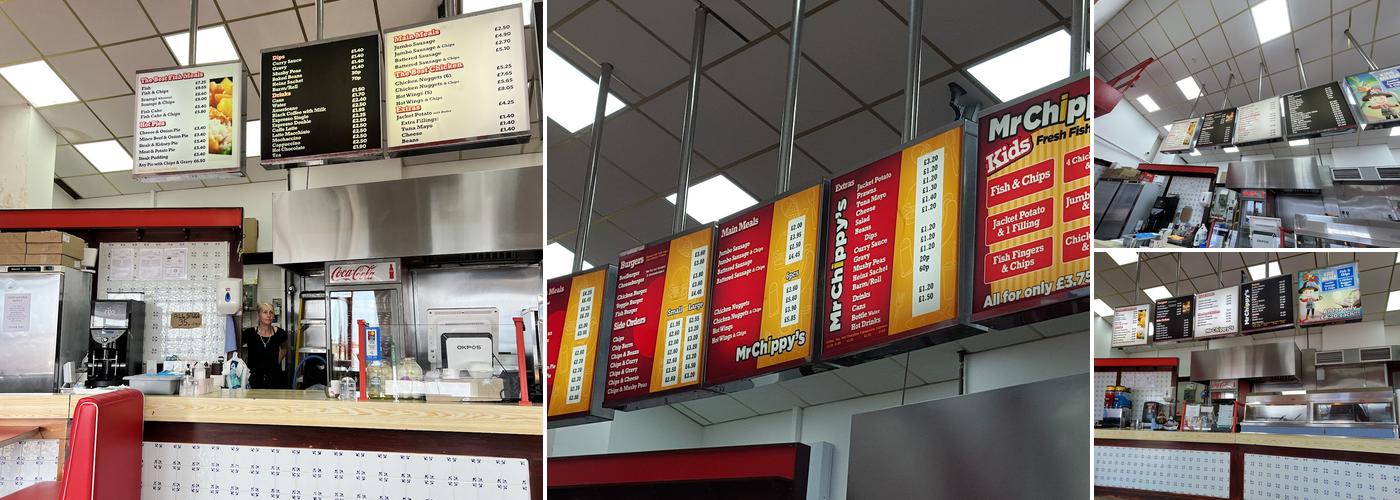 Mr Chippy Menu