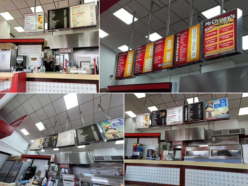 Mr Chippy Menu