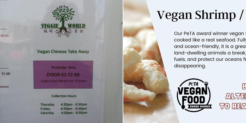 Veggie World Menu