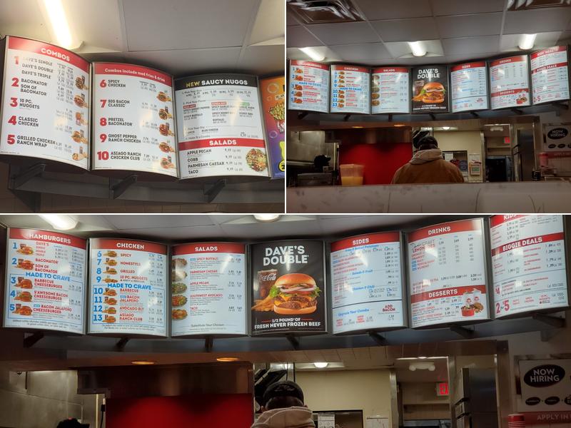 Wendy's Menu