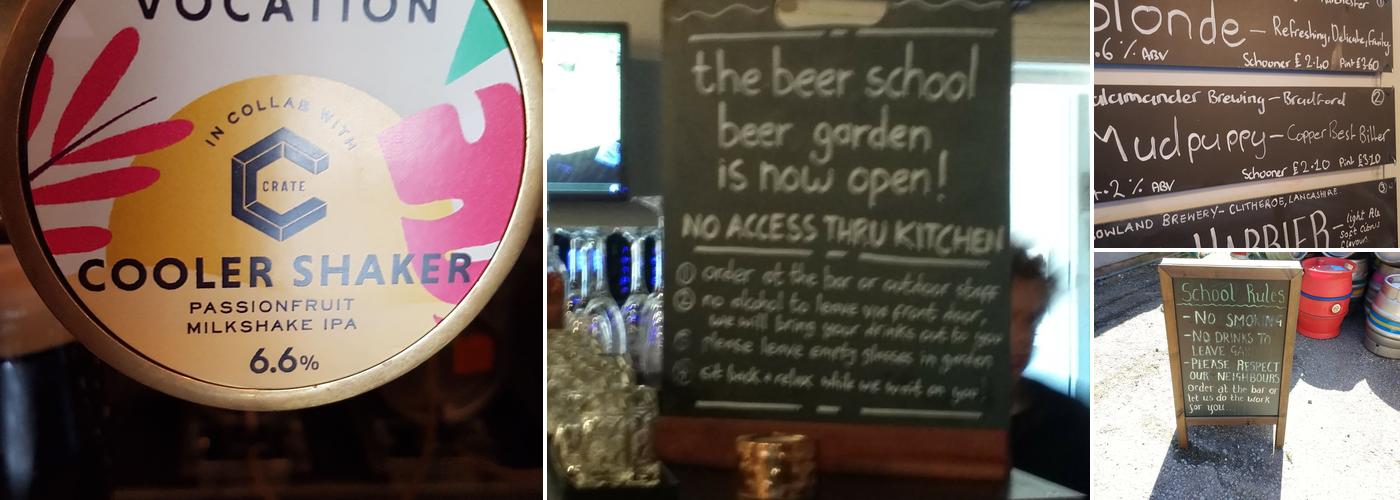 the beer school Menu