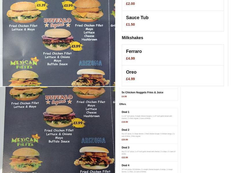 Chkn Stop Menu