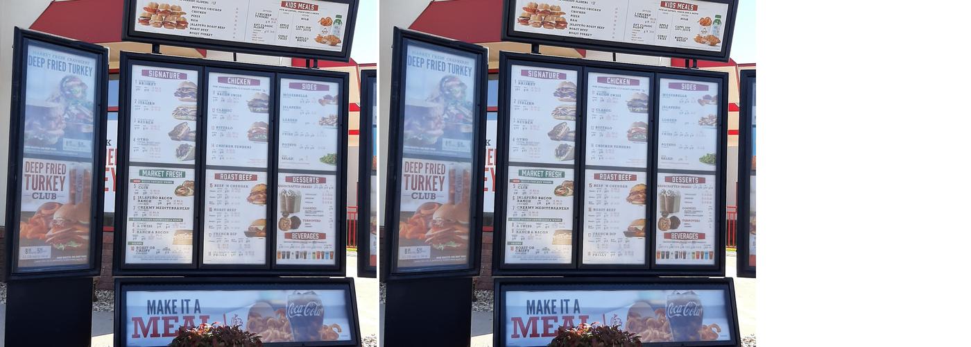 Arby's Menu
