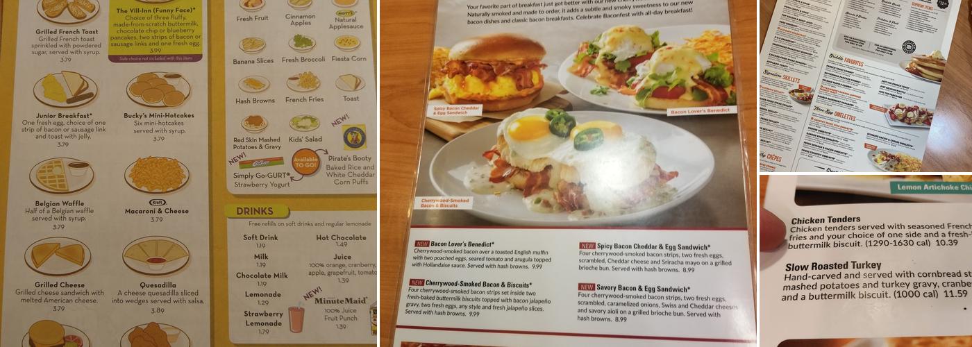 Village Inn Menu
