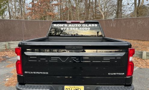 Ron's Auto Glass free mobile service home or office 40 years experience windshield replacement rock chip repair