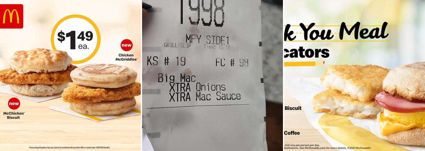 McDonald's Menu