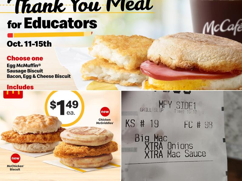 McDonald's Menu