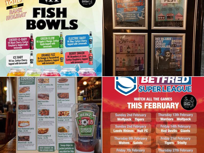 The Old Post Office Liverpool Menu