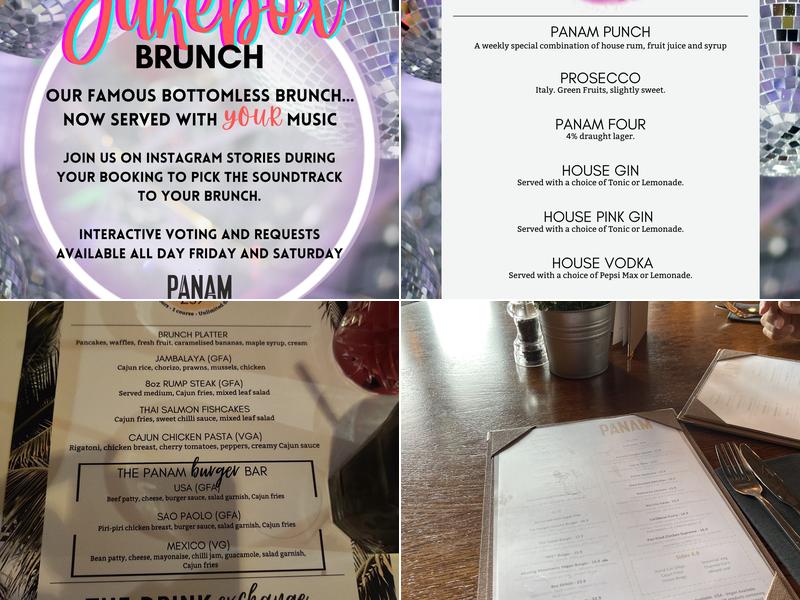 PANAM Restaurant & Bar Menu