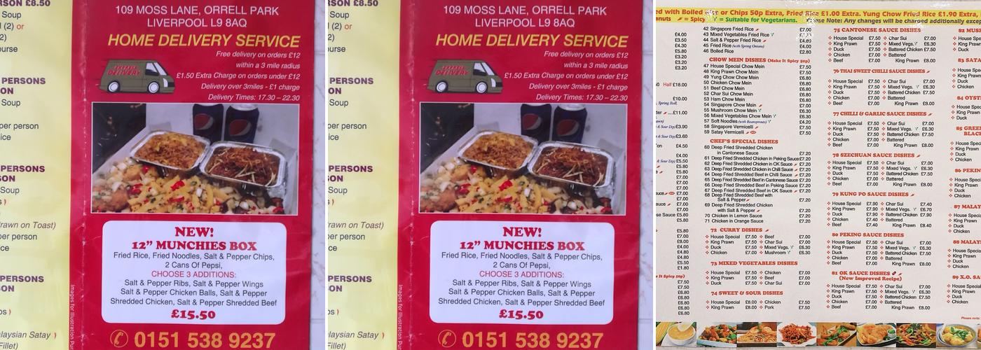 K.C. Fish & Chips Menu