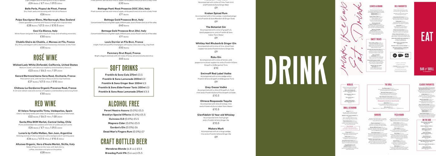 Oddsocks Bar & Kitchen Liverpool Menu