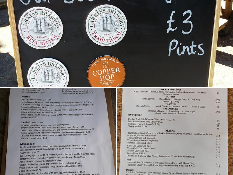 The Castle Inn Chiddingstone Menu