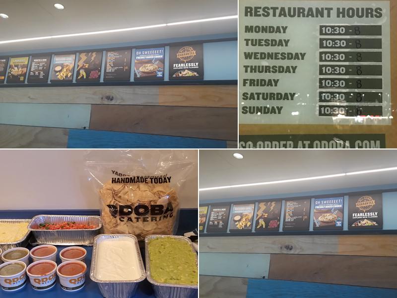 QDOBA Mexican Eats Menu