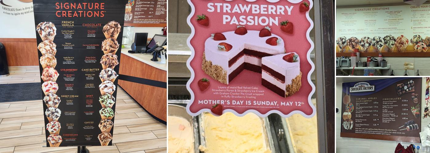 Cold Stone Creamery Menu