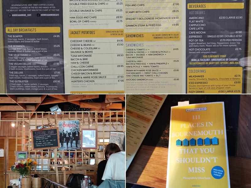 Norwegian Wood Cafe Menu
