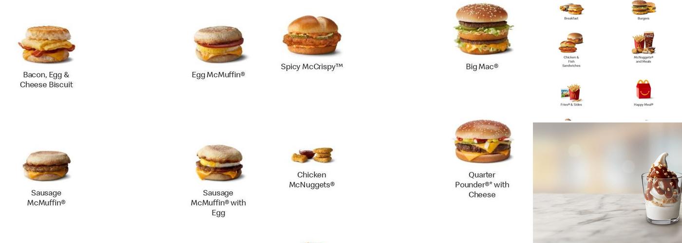 McDonald's Menu