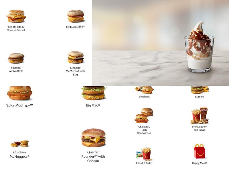 McDonald's Menu