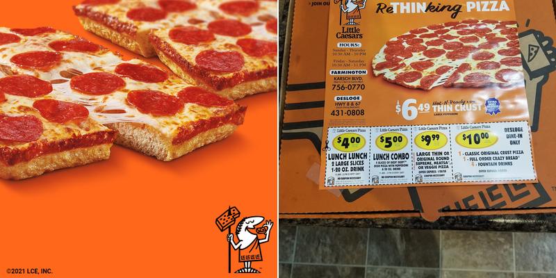 Little Caesars Pizza Menu